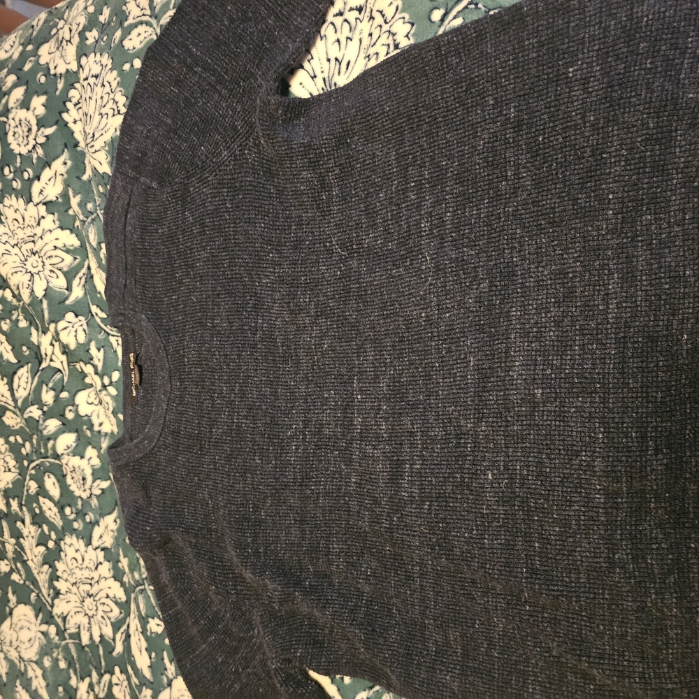 Michael Kors Charcoal Knit Sweater